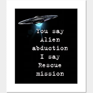 Alien rescue mission Posters and Art